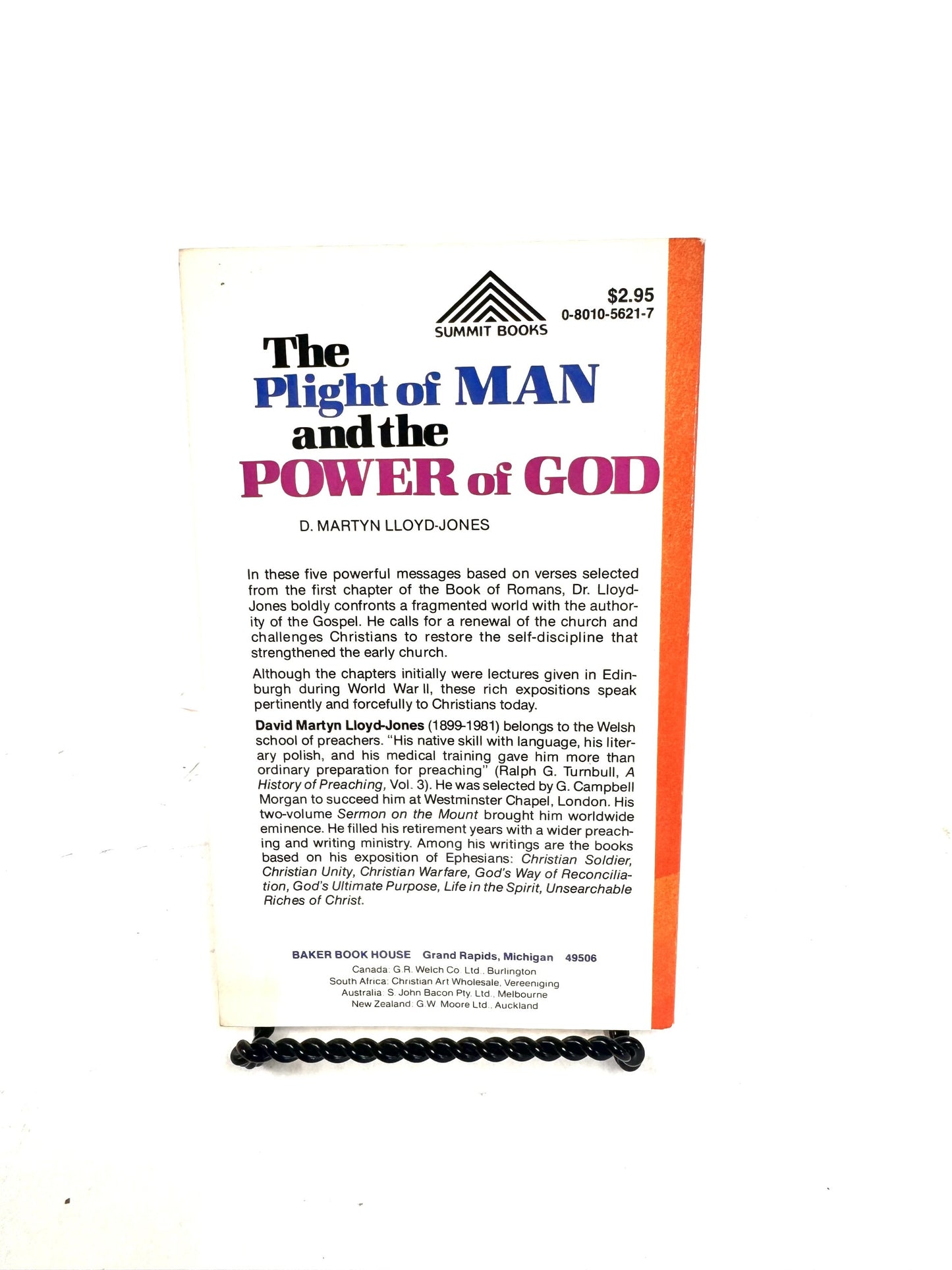 The Plight of Man and the Power of God