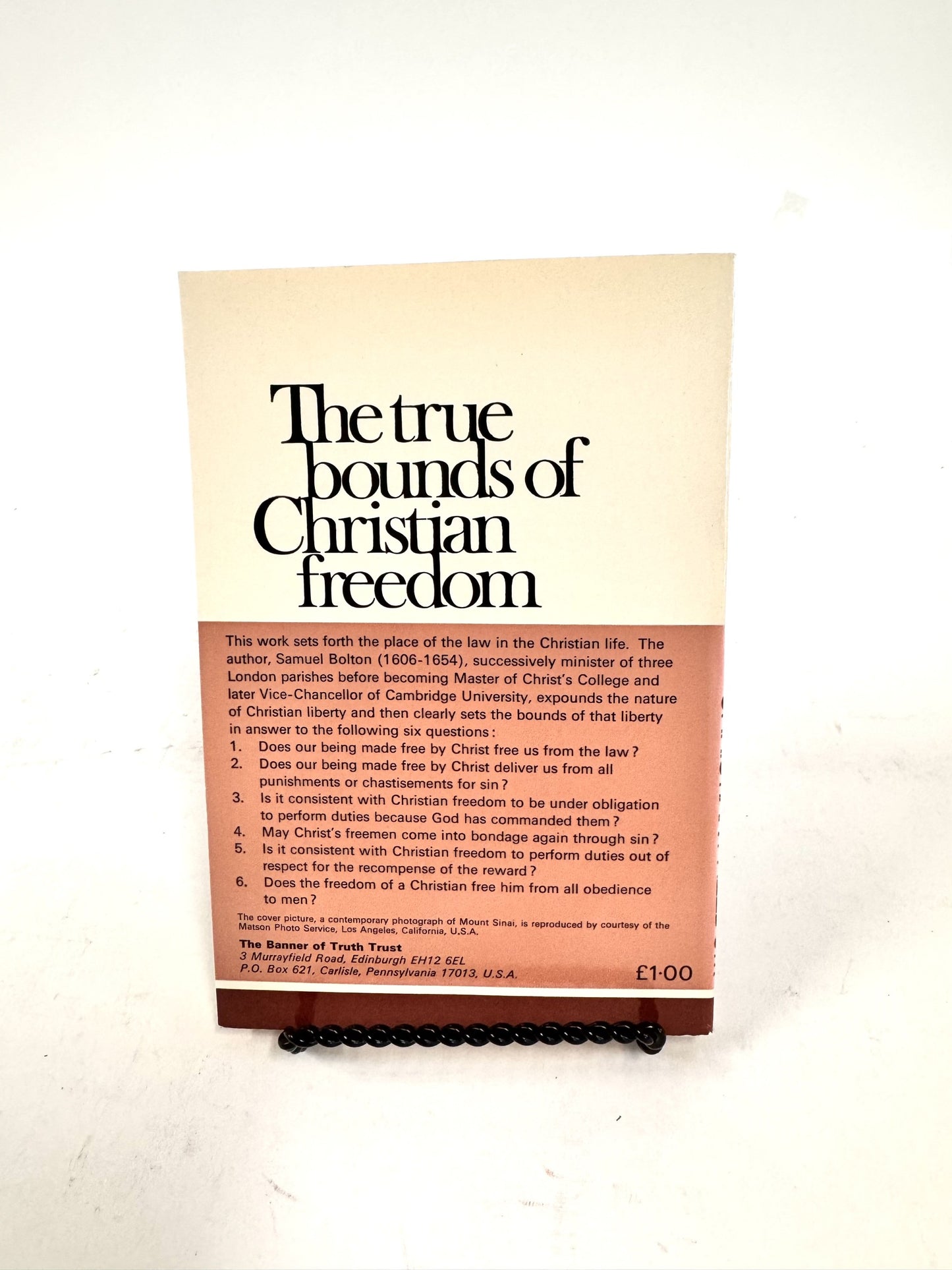 The True Bounds of Christian Freedom