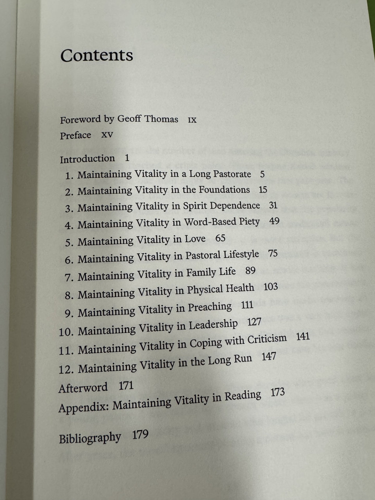 Thriving in Lifelong Ministry
