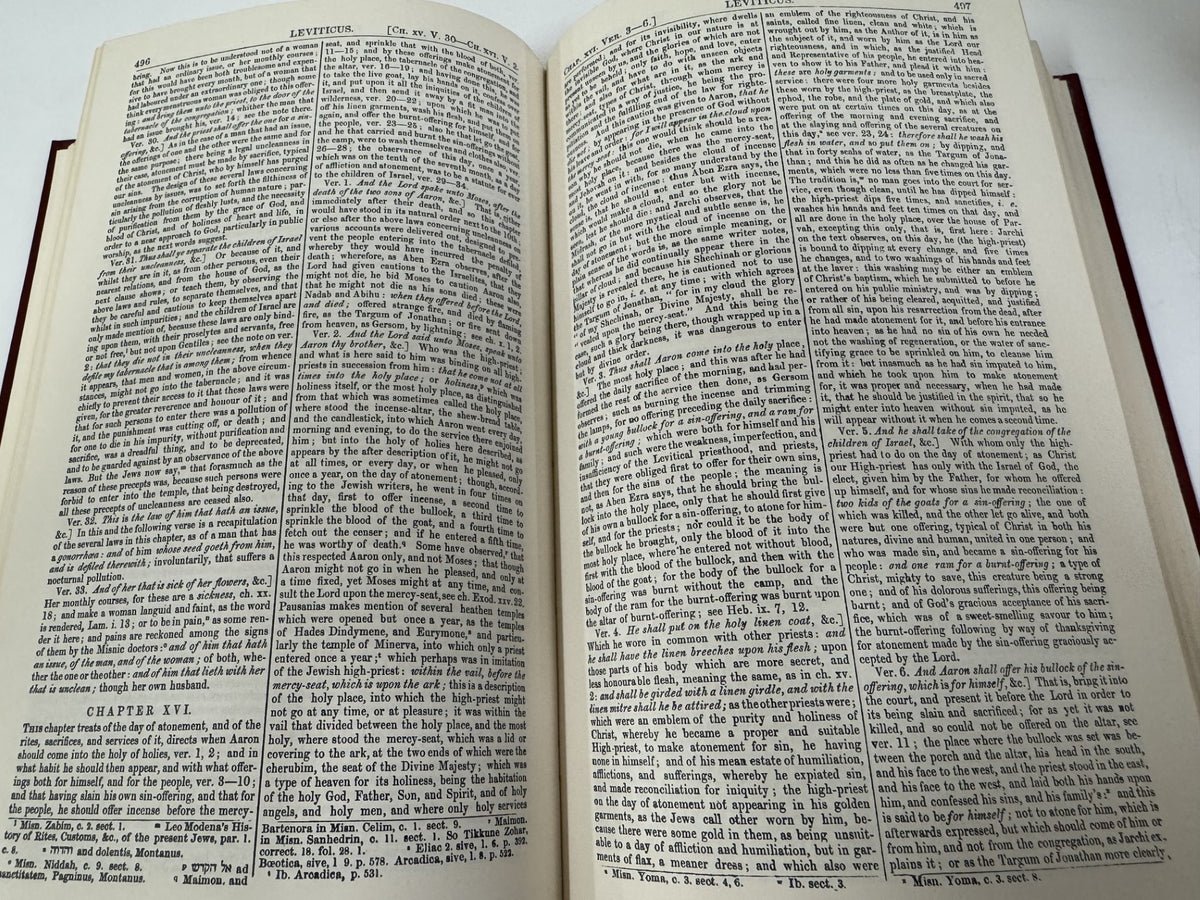 Gill's Commentary 6 vol. set
