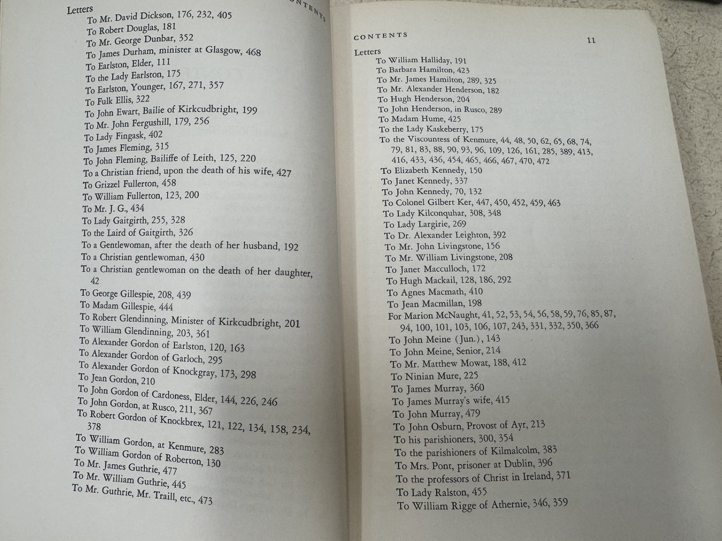 Letters of Samuel Rutherford
