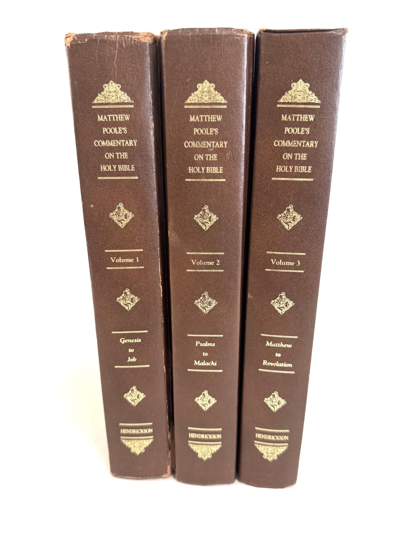Matthew Poole 3 vol. set (damaged)