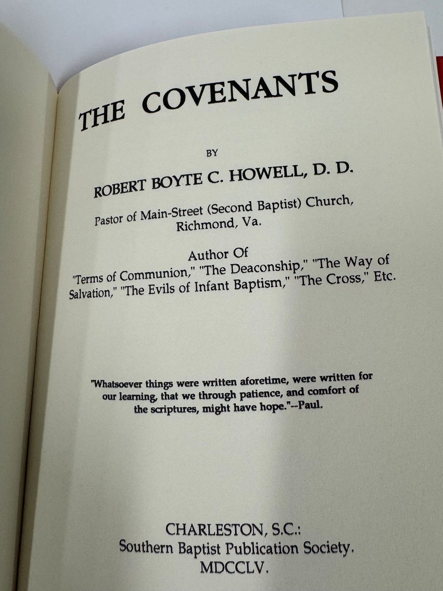 The Cross and the Covenants