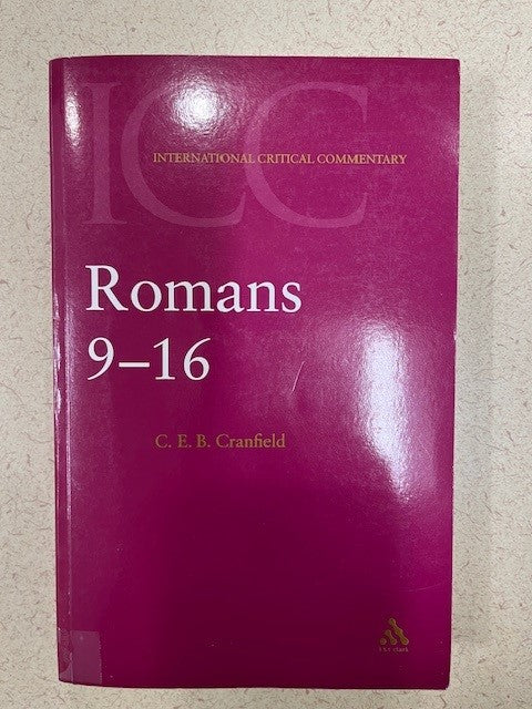 Romans 9-16 ICC