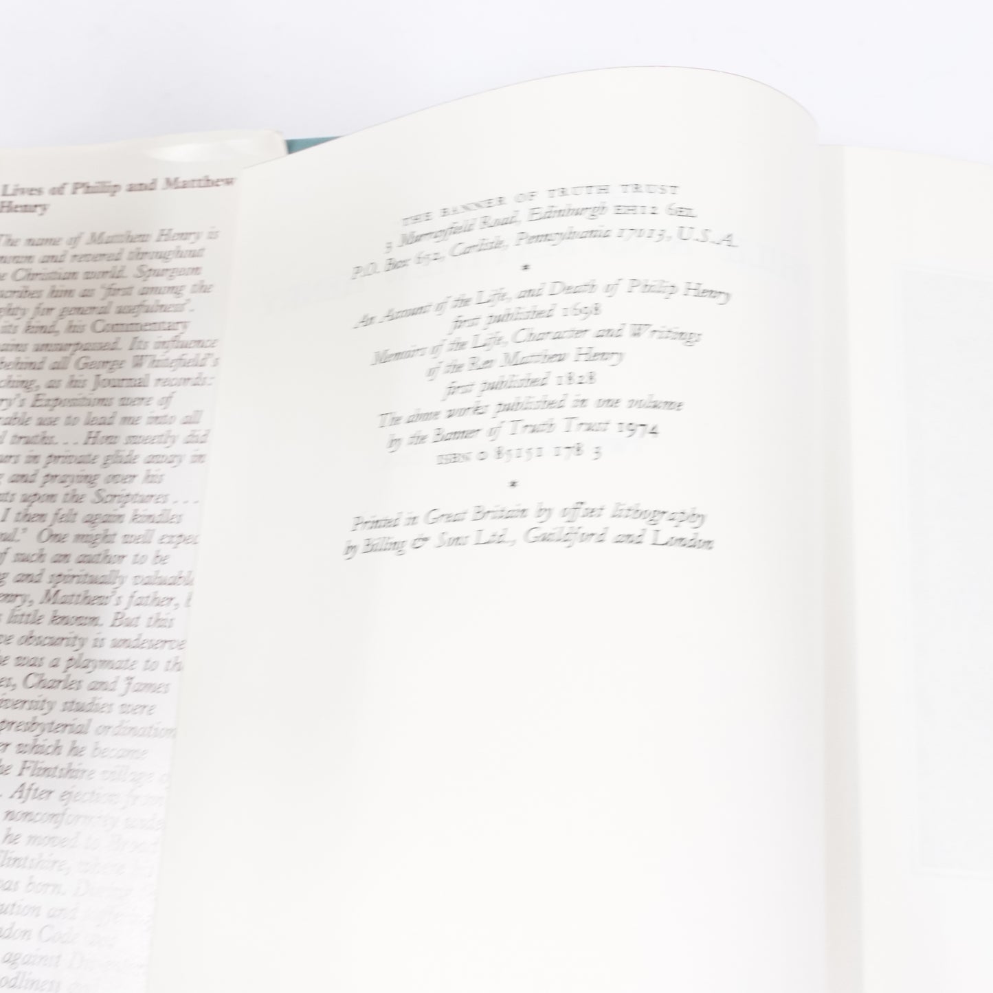 The Lives of Philip and Matthew Henry