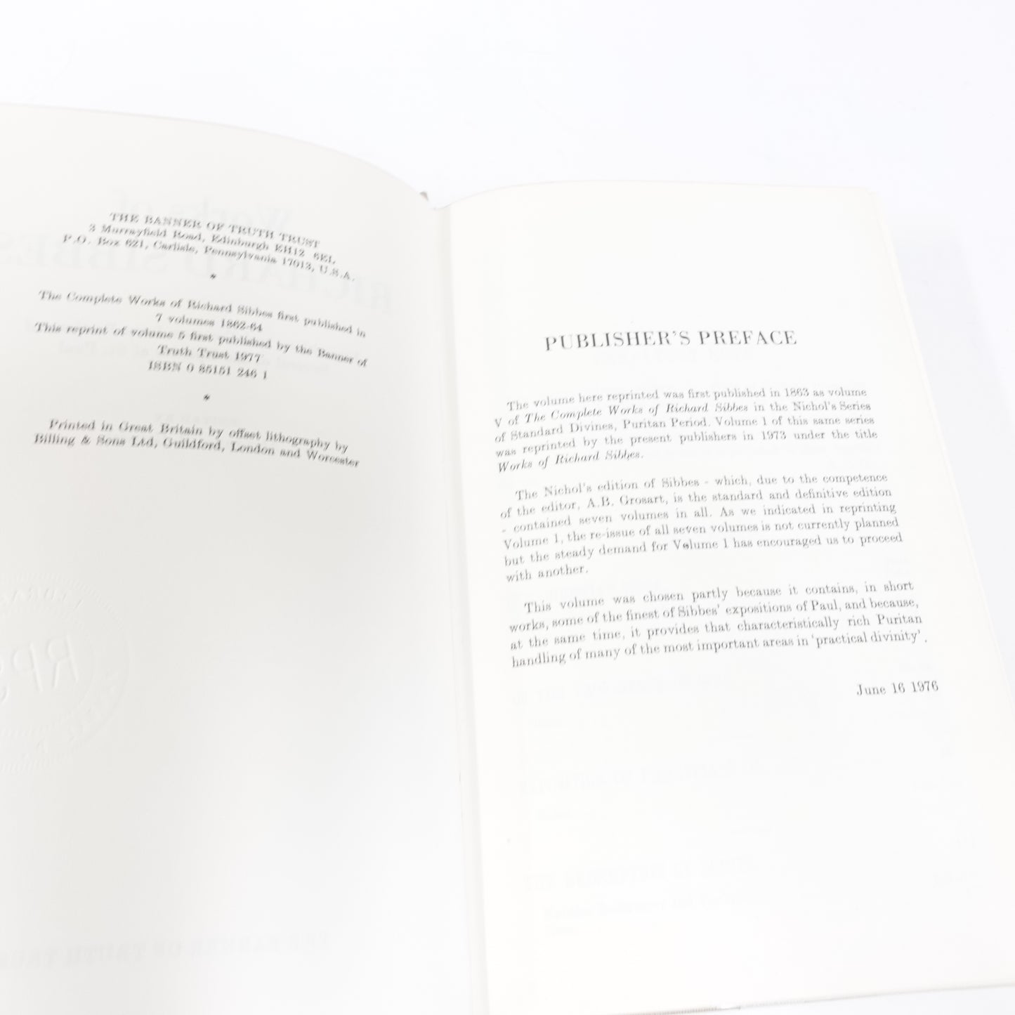 Works of Richard Sibbes: Expositions of St. Paul Vol. 5
