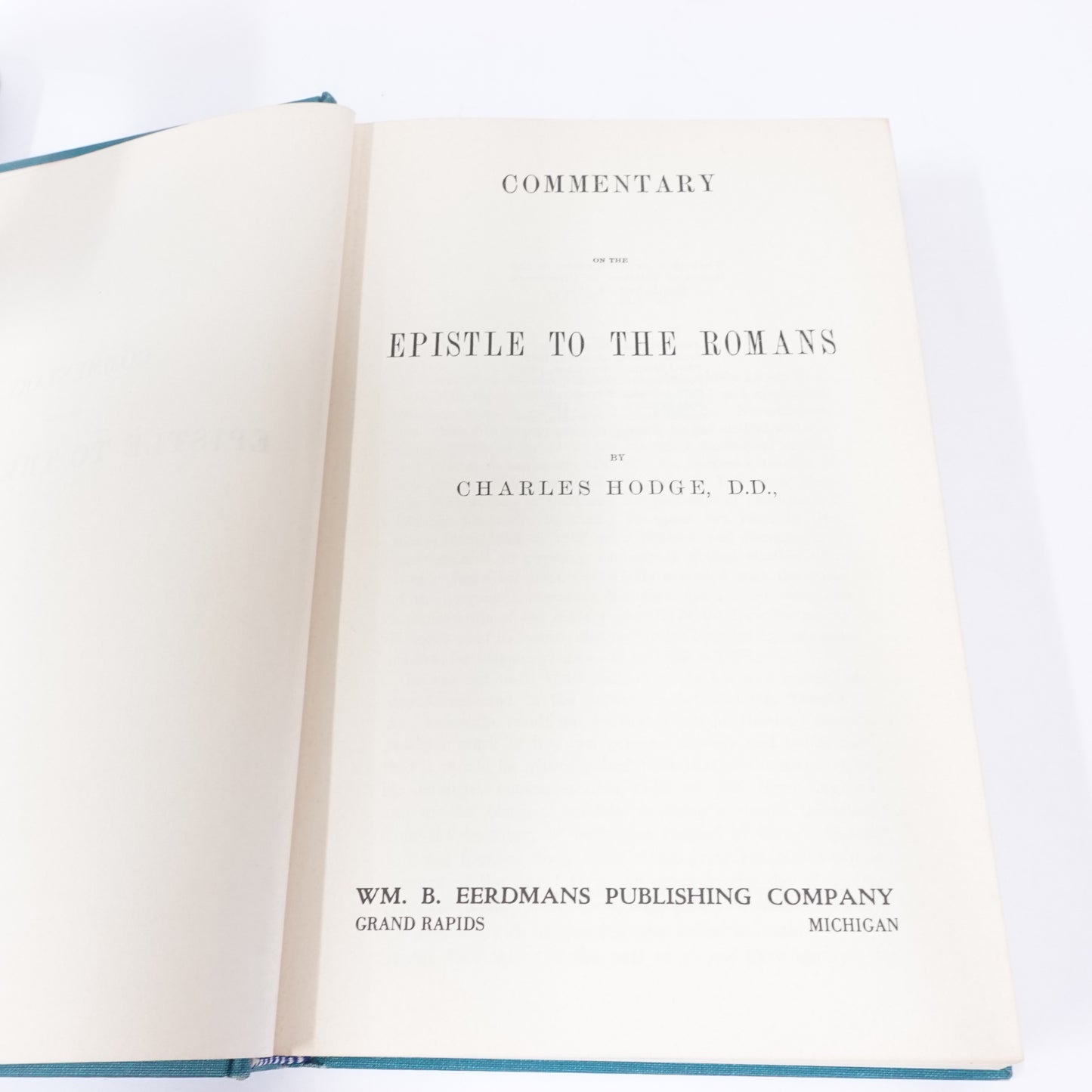 Commentary on the Epistle to the Romans