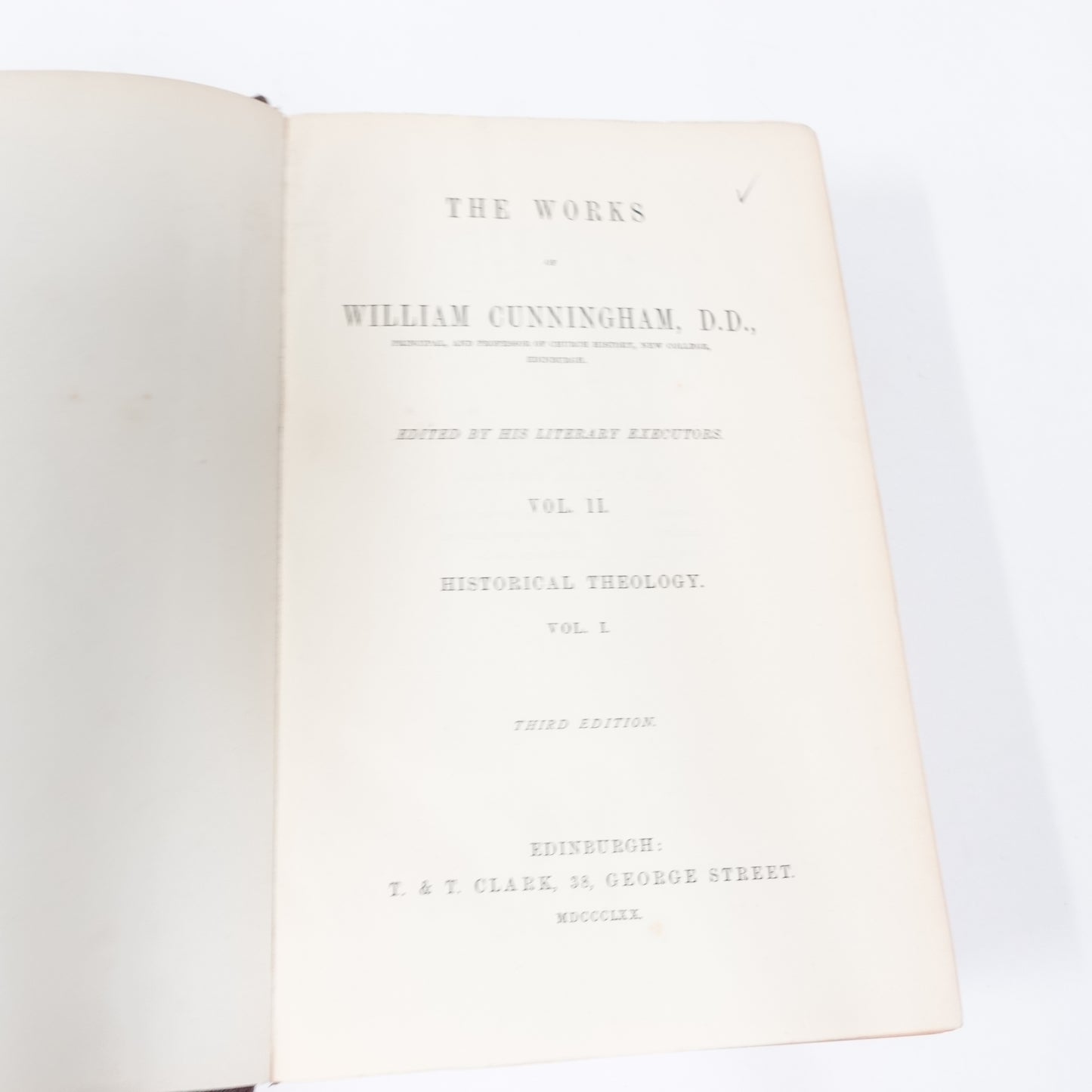 Historical Theology 2 vol. set (Price Reduced)