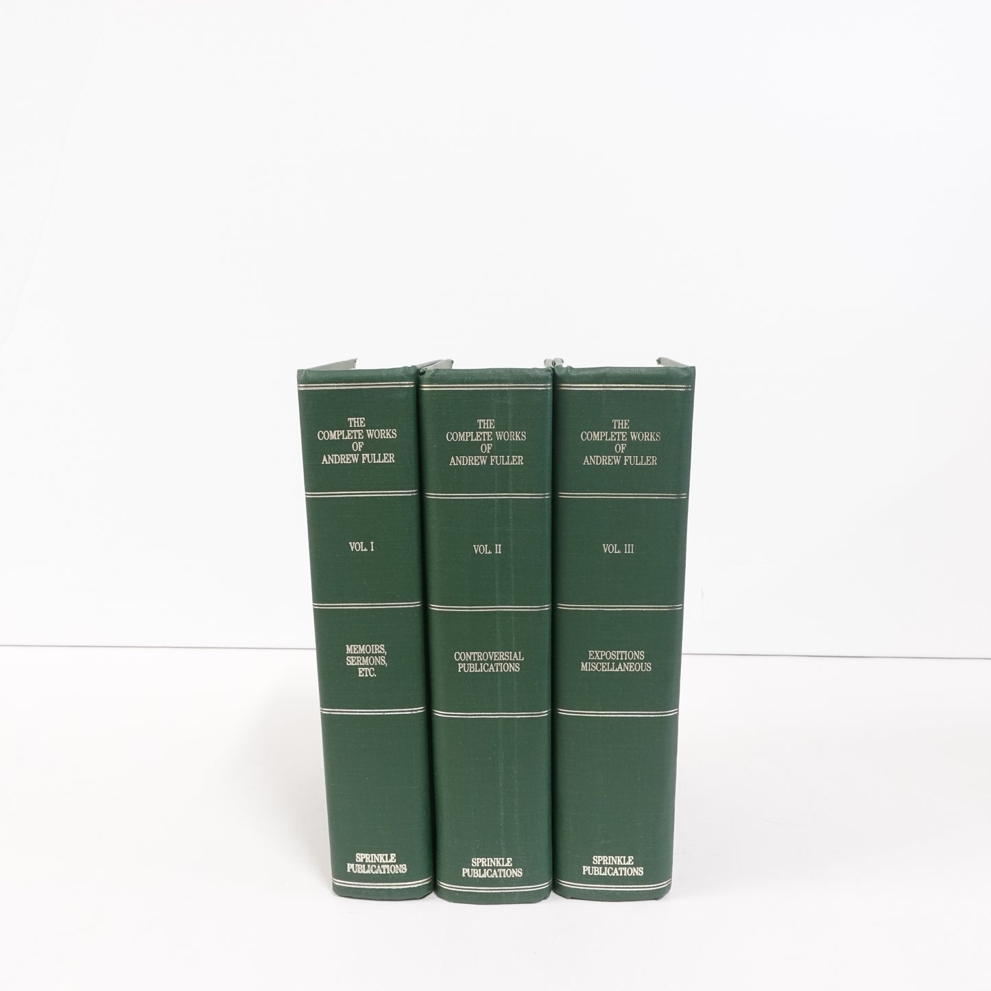 Works of Andrew Fuller 3 vol. set