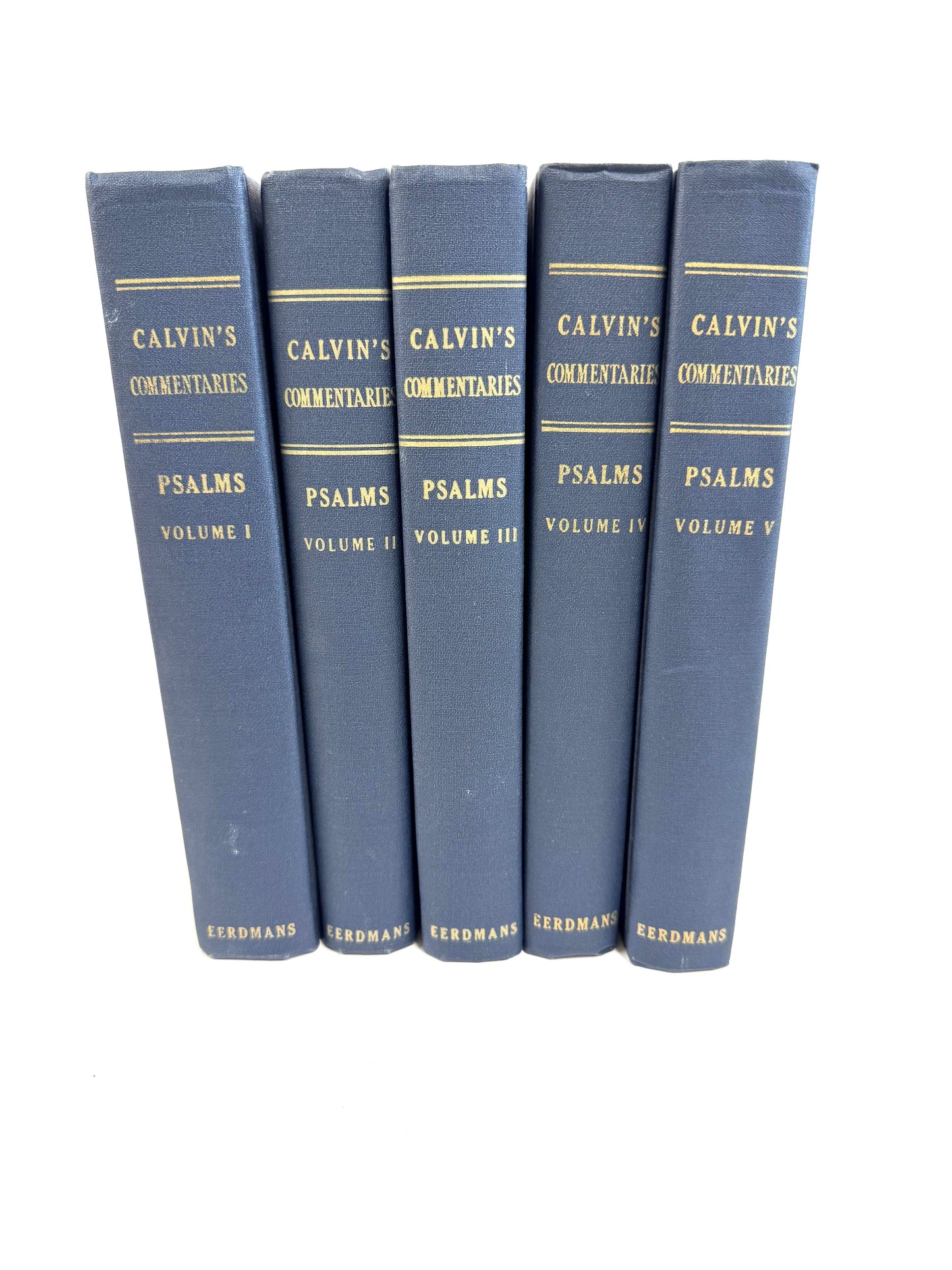 Calvin's Commentaries on the Psalms 5 vol. set