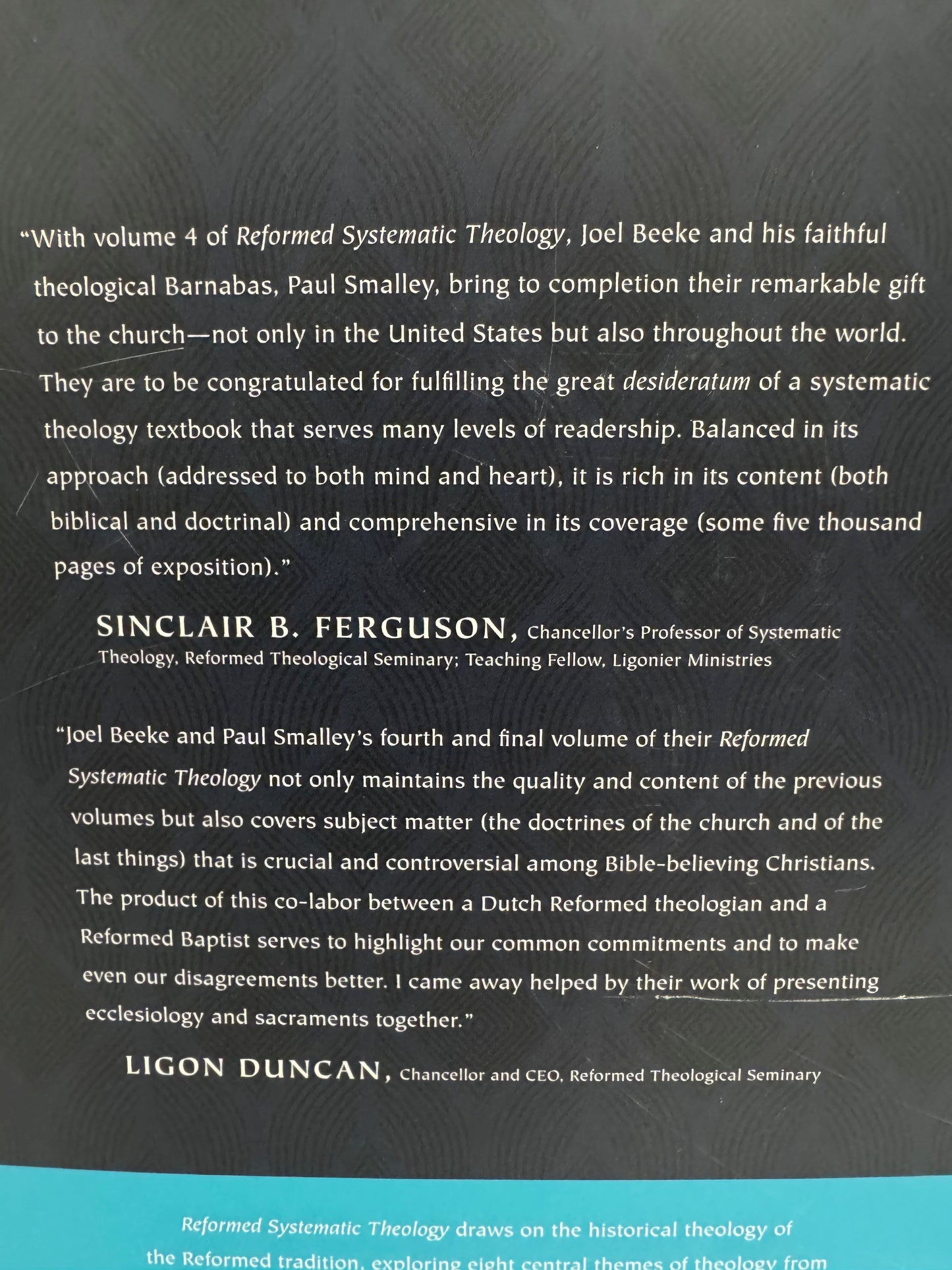 Reformed Systematic Theology 4 Vol. set