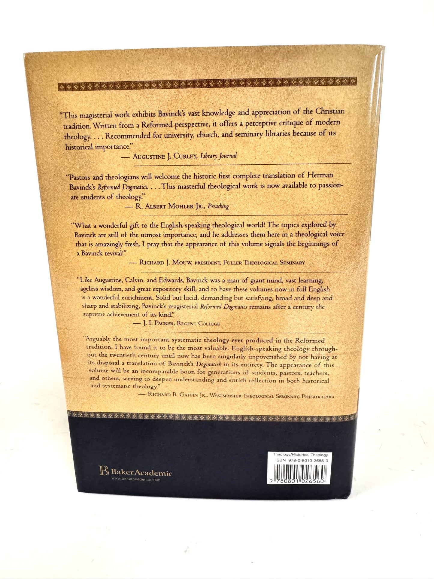 Reformed Dogmatics 4 vol. set