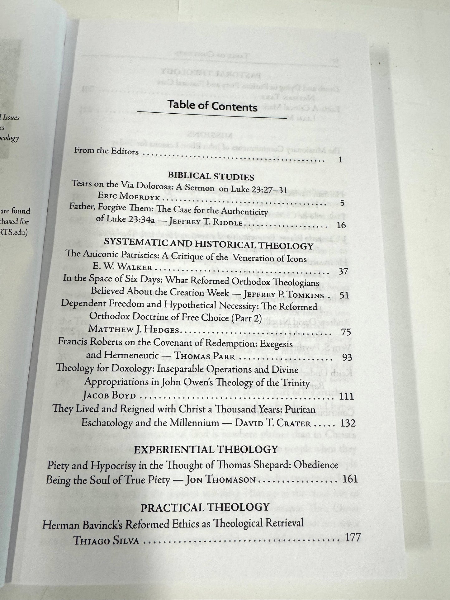 Puritan Reformed Journal July 2025