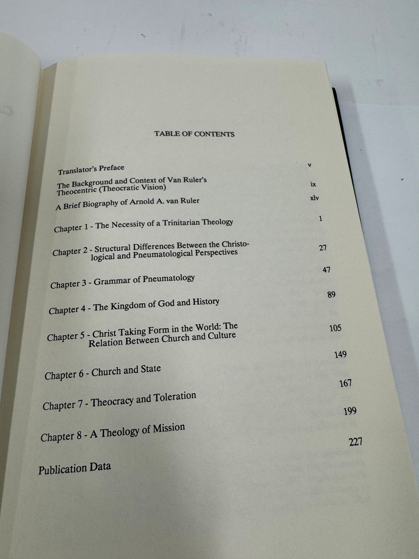 Calvinist Trinitarianism and Theocentric Politics