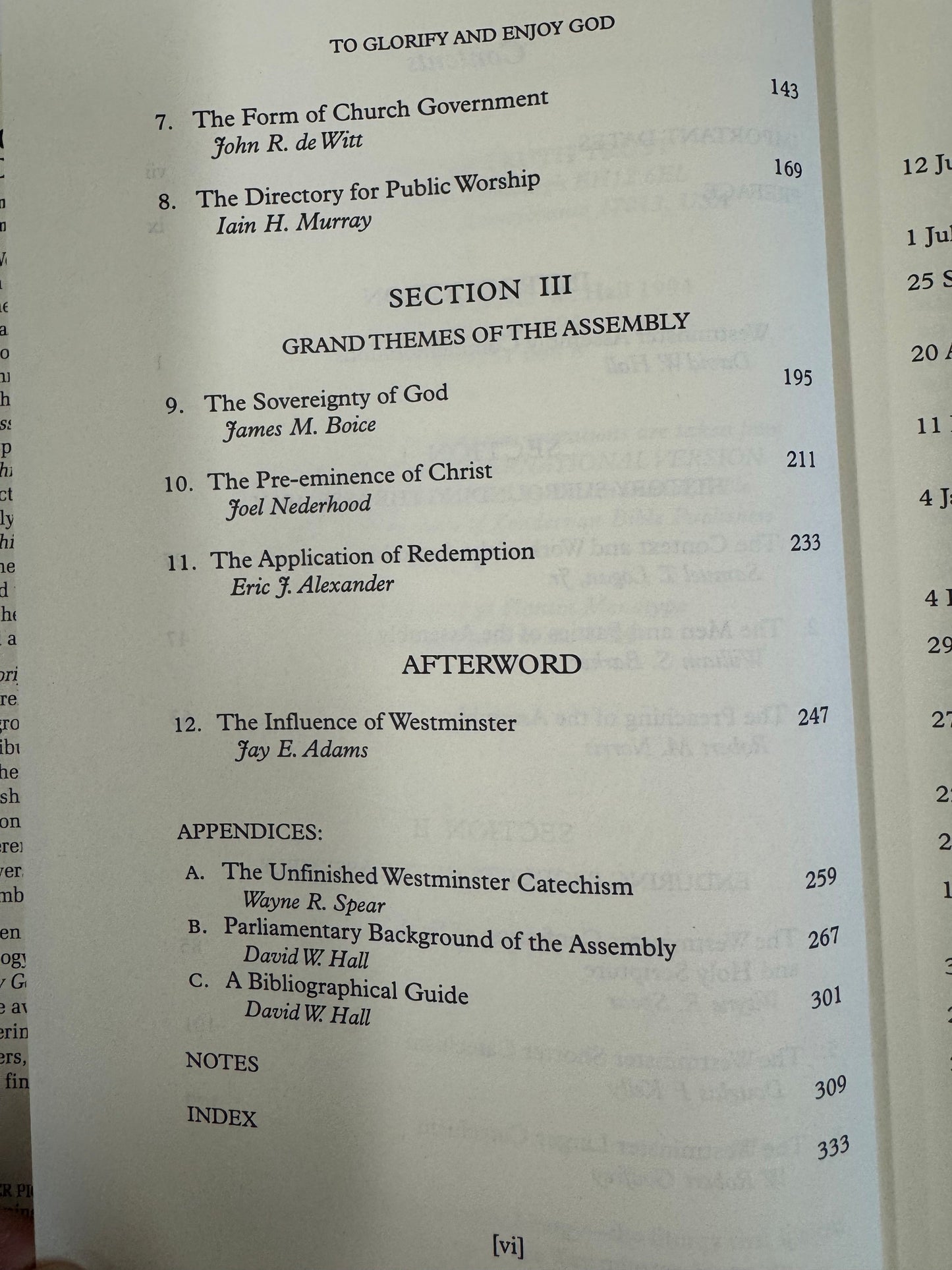 To Glorify and Enjoy God: A Commemoration of the Westminster Assembly