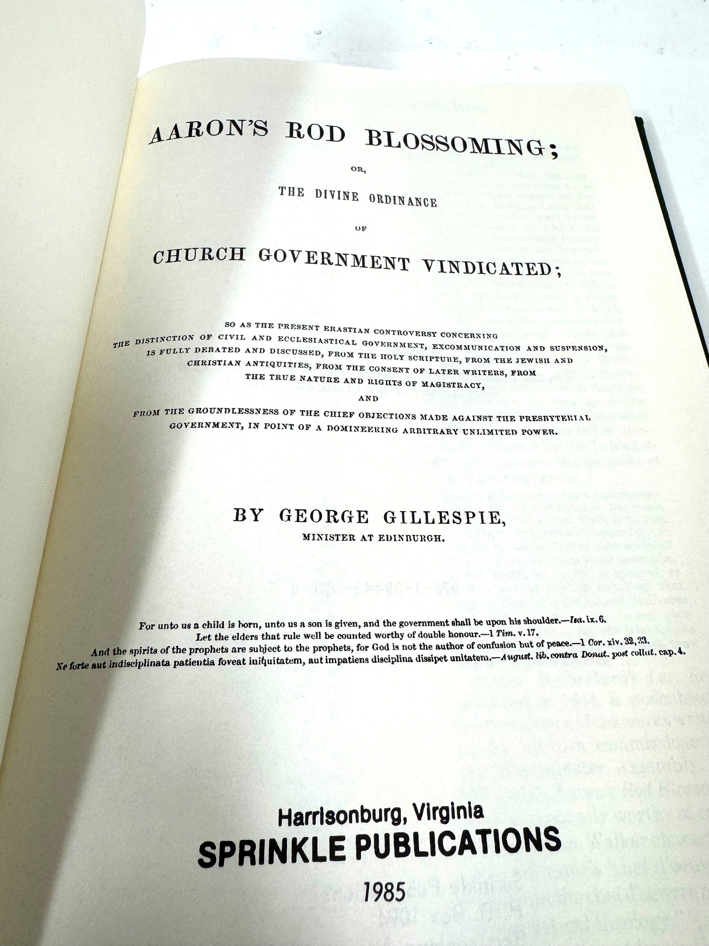 Aaron's Rod Blossoming