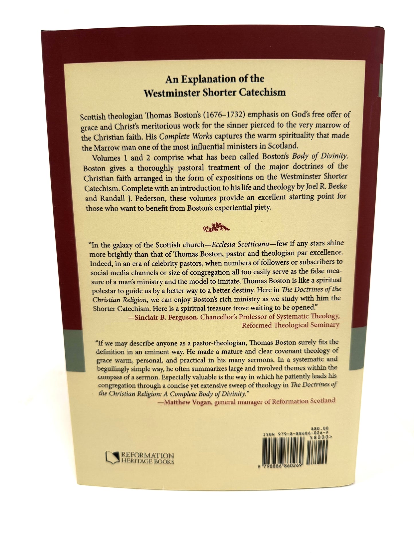 Doctrines of the Christian Religion (2 Volumes)