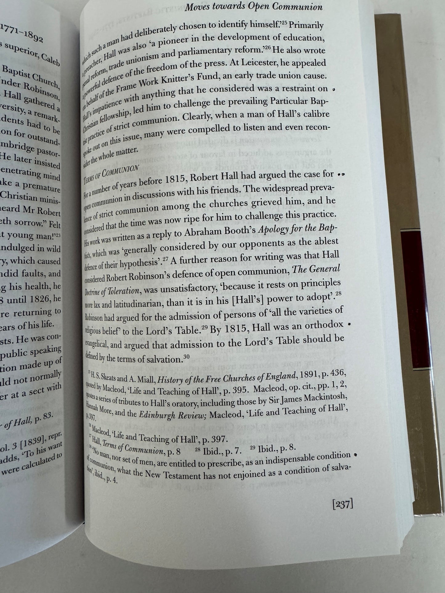 History of the English Calvinistic Baptists