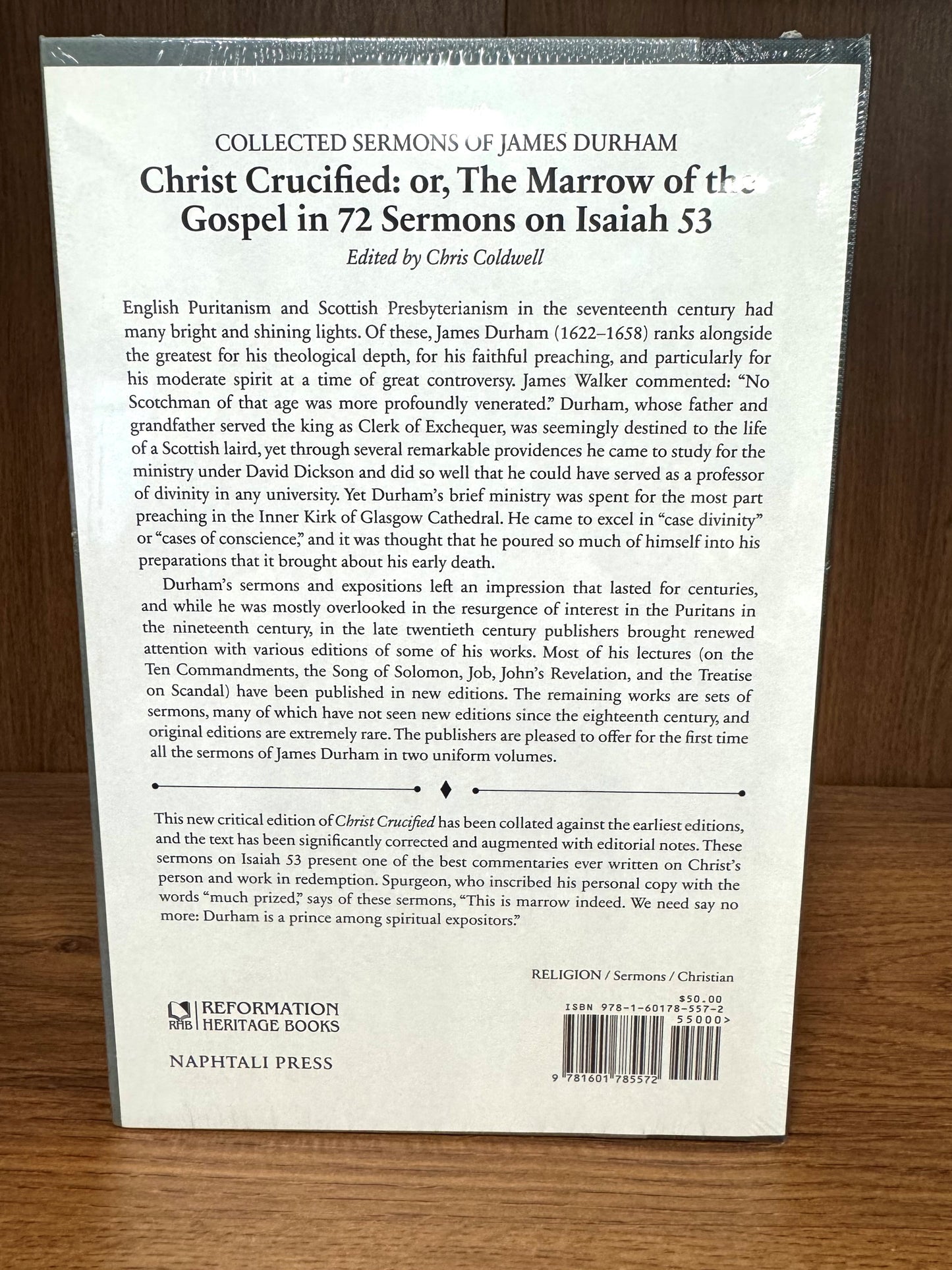 Collected Sermons of James Durham: 72 Sermons on Isaiah 53