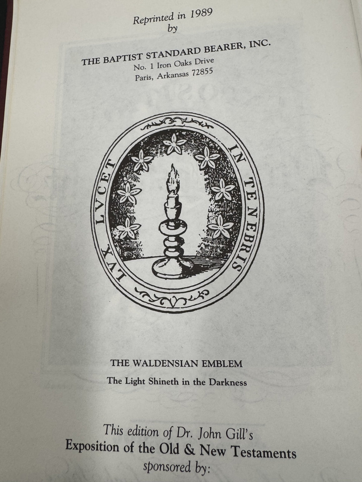 Exposition of the Old & New Testaments 9 vol. set by John Gill