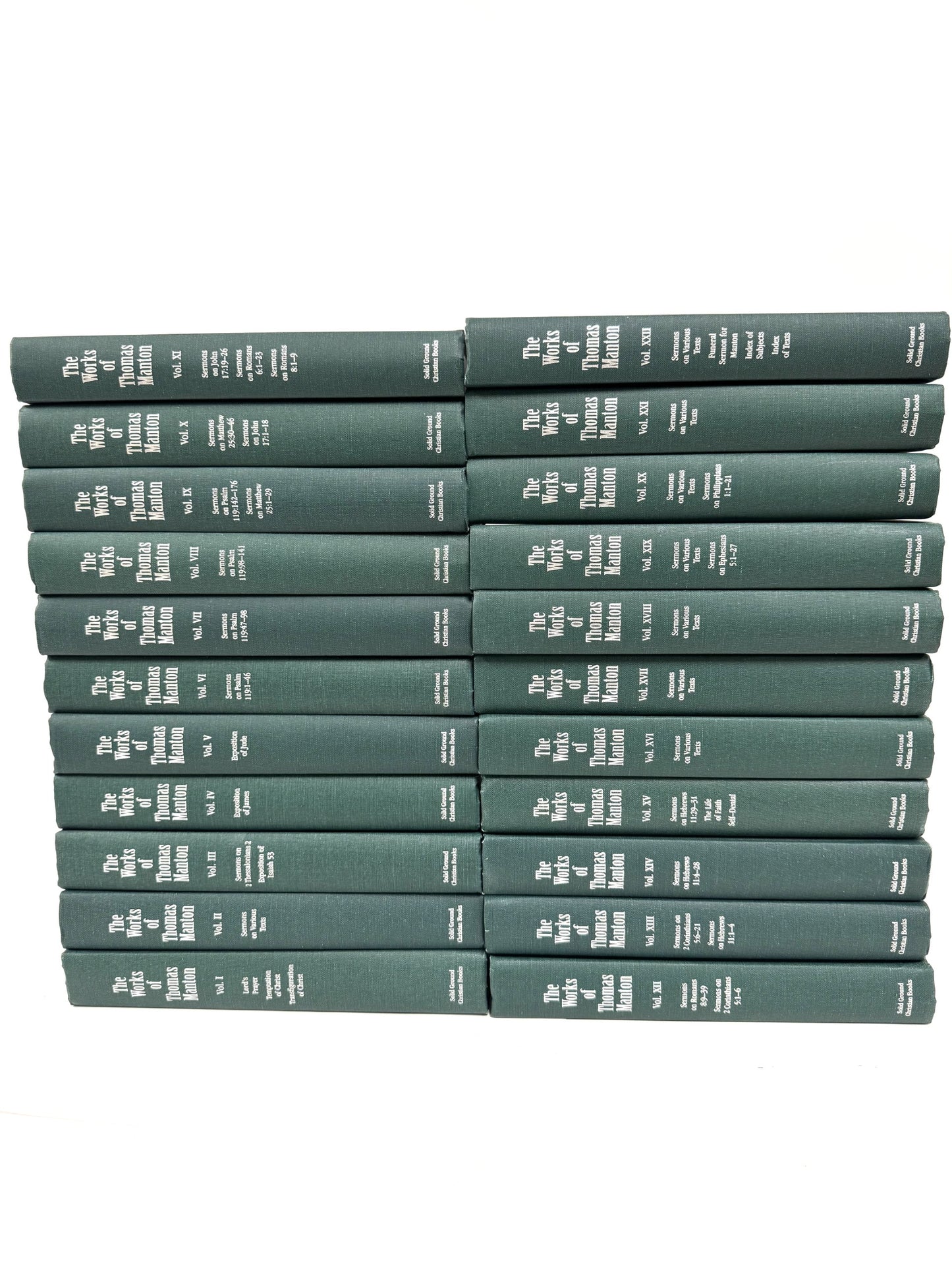Works of Thomas Manton 22 vol. set (New price)