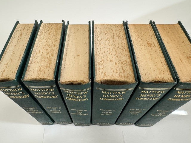 Matthew Henry's Commentary 6 vol. set