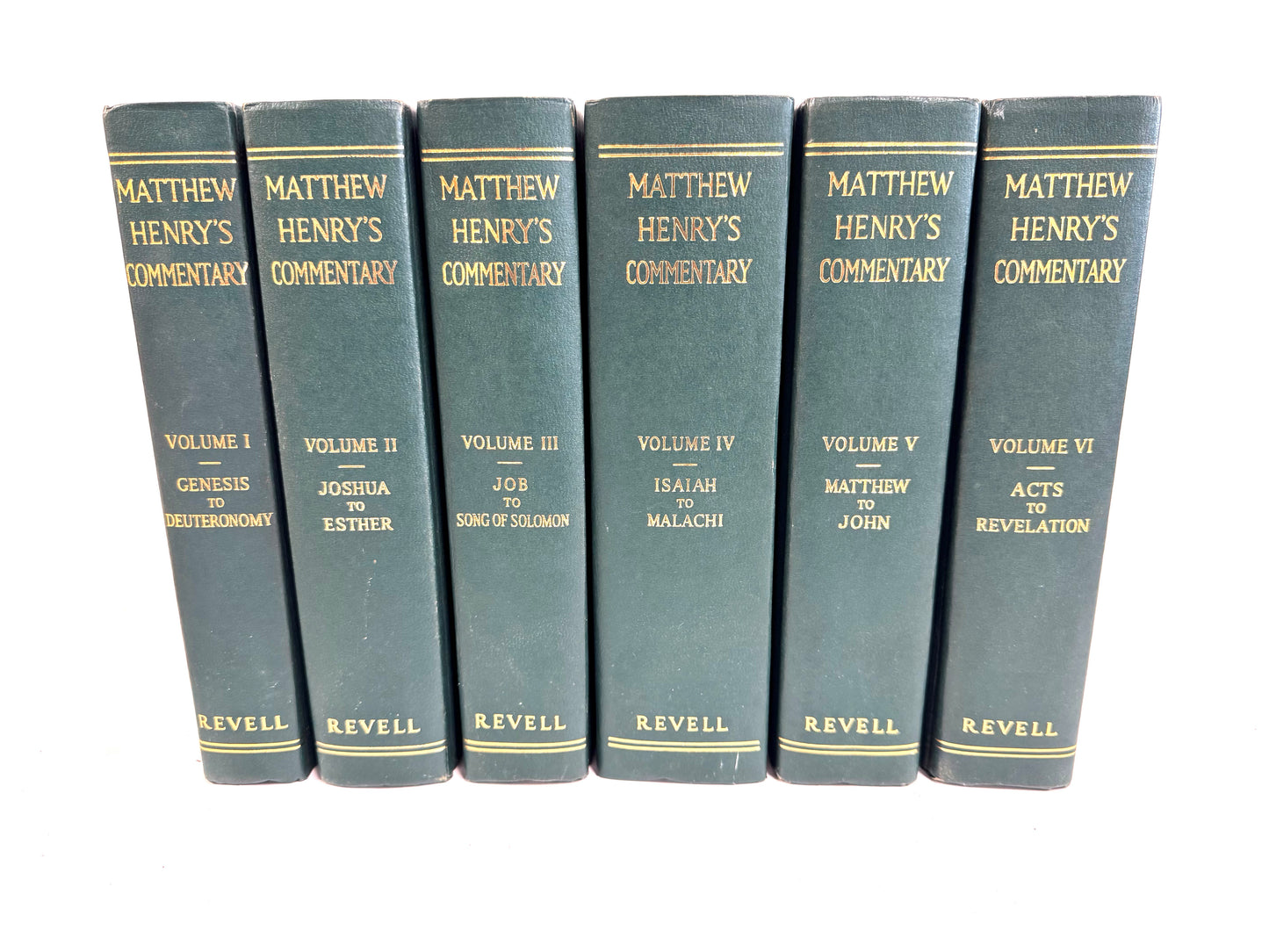 Matthew Henry's Commentary 6 vol. set