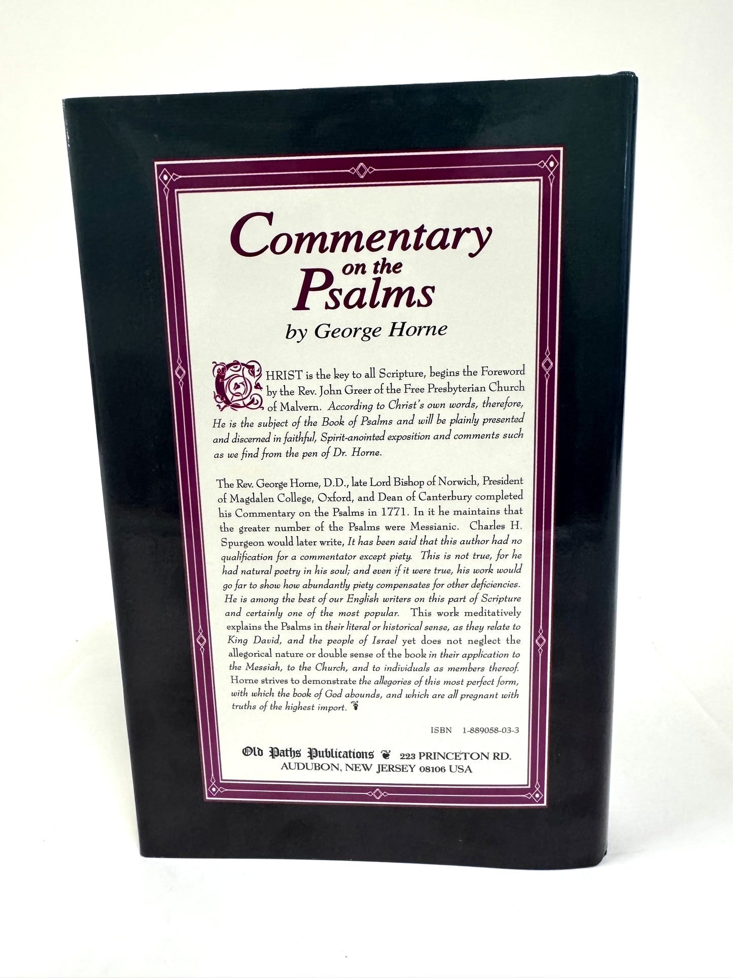 Commentary on the Psalms