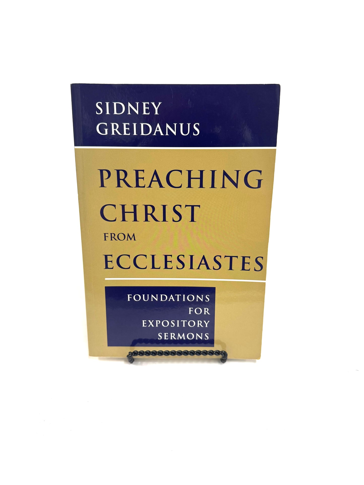 Preaching Christ from Ecclesiastes