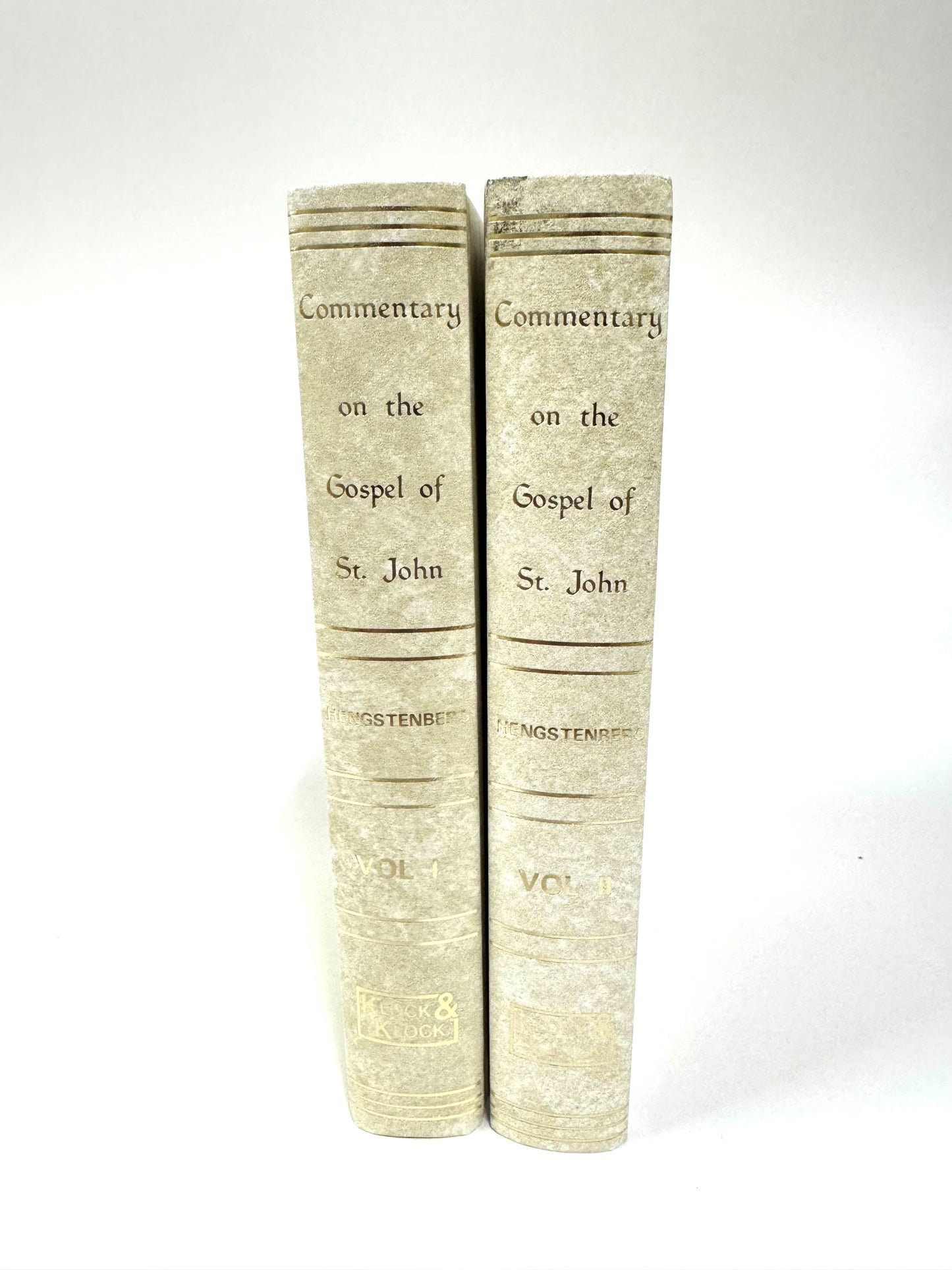 Commentary on the Gospel of St. John 2 Vol. set
