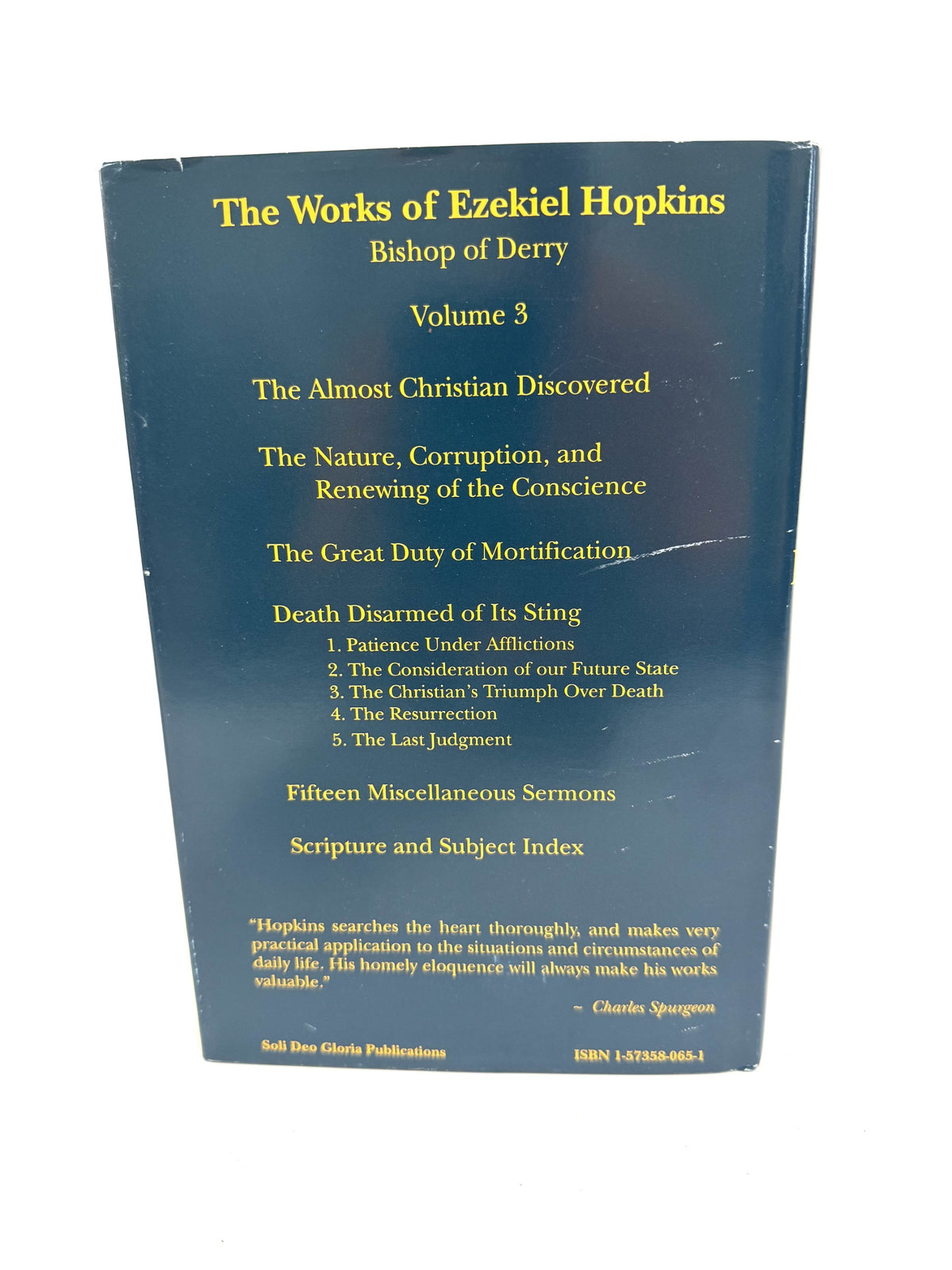 Works of Ezekiel Hopkins 3 vol. set