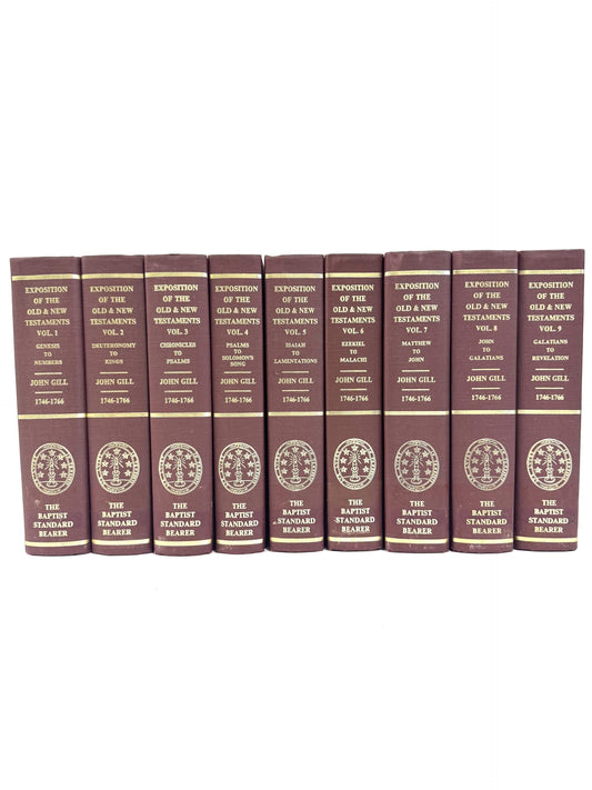 Exposition of the Old & New Testaments 9 vol. set by John Gill