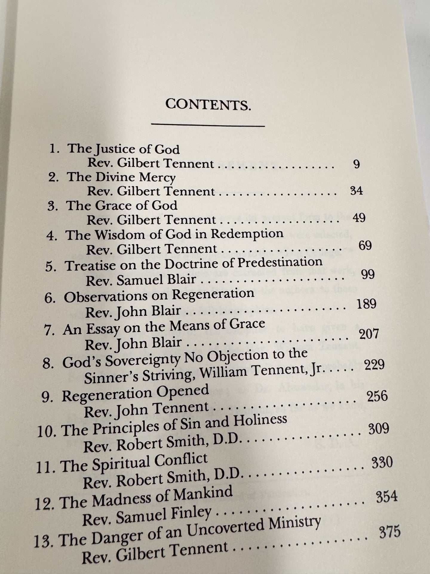Sermons of the Log College