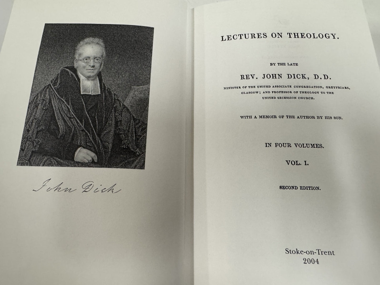 Lectures on Theology 4 vol. set