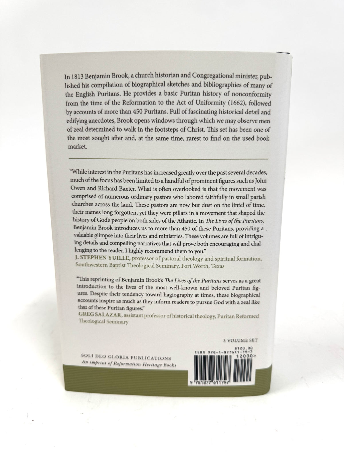 Lives of the Puritans 3 vol. set
