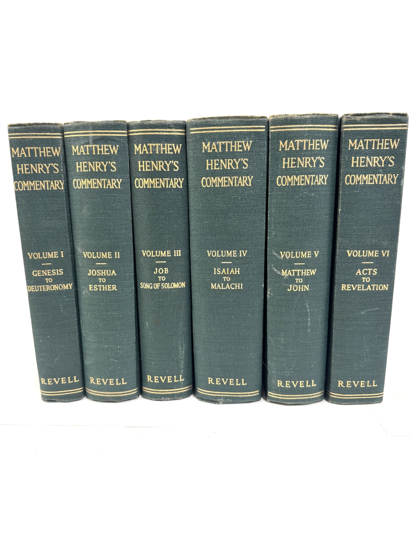 Matthew Henry Commentary 6 vol. set