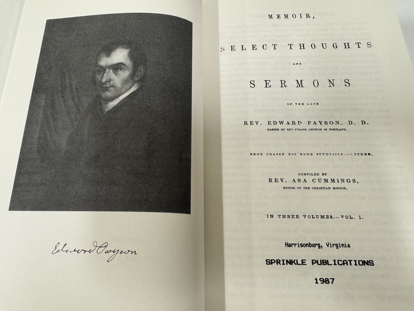 Complete Works of Edward Payson 3 vol. set