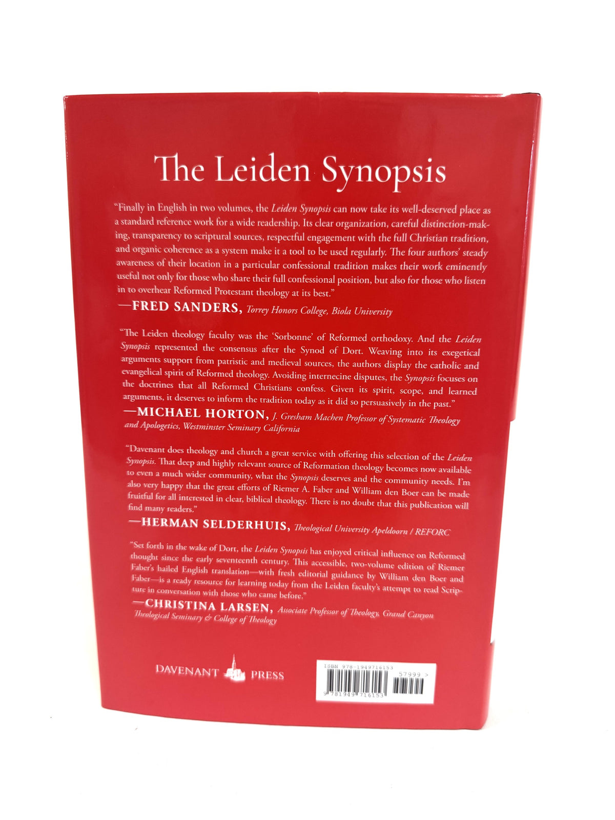 Synopsis of a Purer Theology 2 vol. set