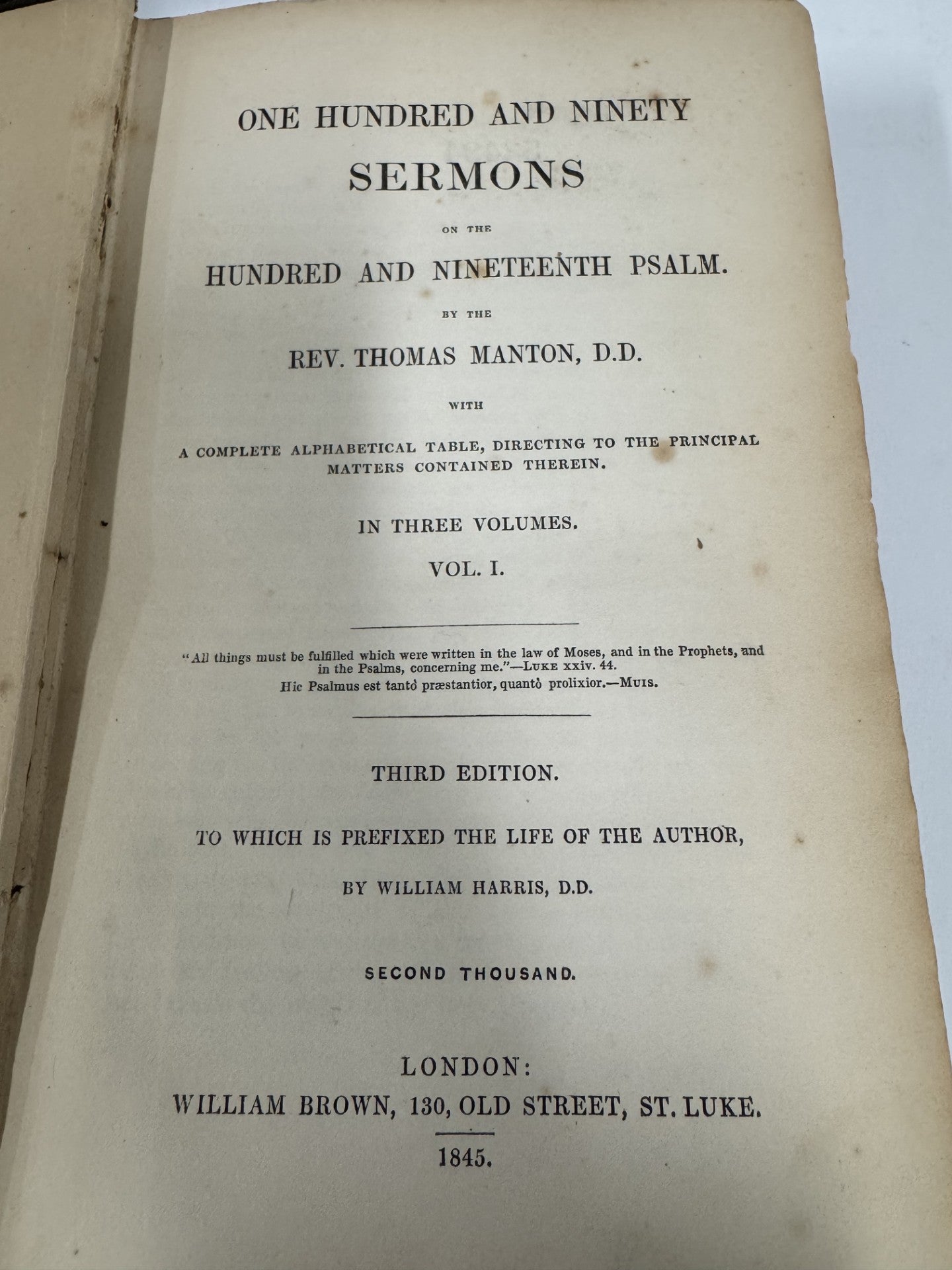 Manton on Psalm 119
