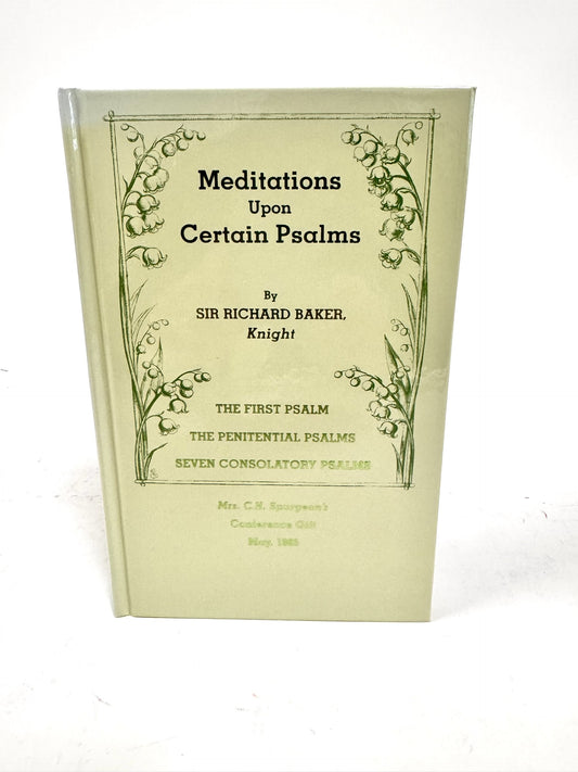 Meditations Upon Certain Psalms
