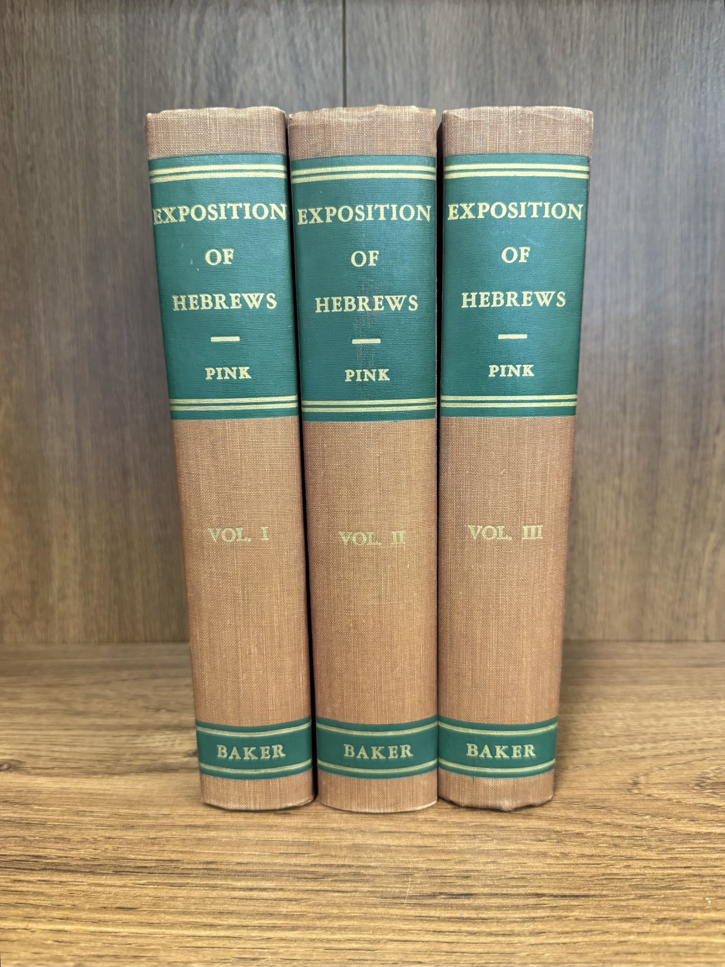 Exposition of Hebrews 3 vol. set