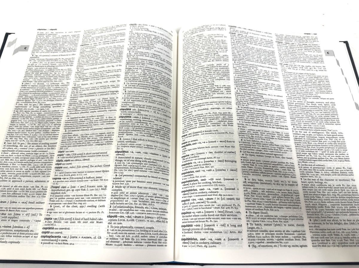 Oxford Latin Dictionary 2 vol. set