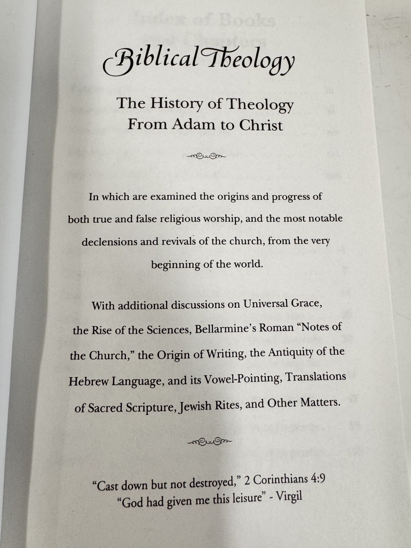 Biblical Theology