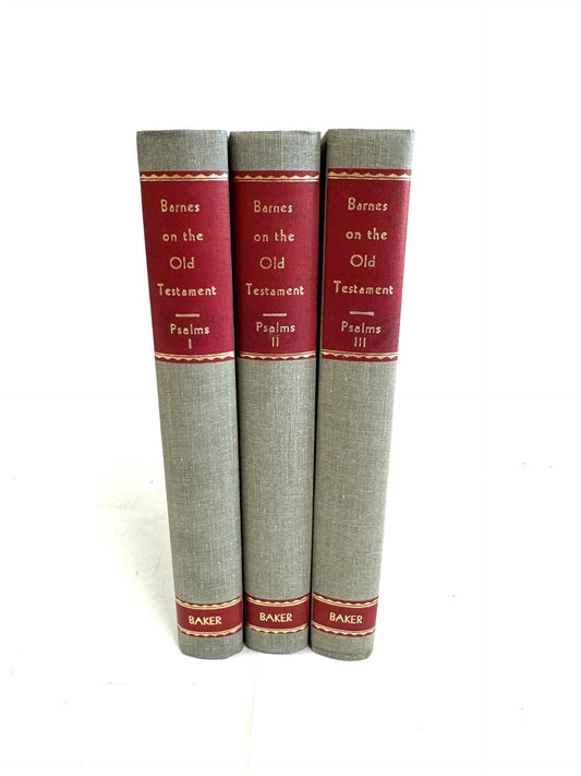 Barnes' Notes on the Psalms 3 vol. set