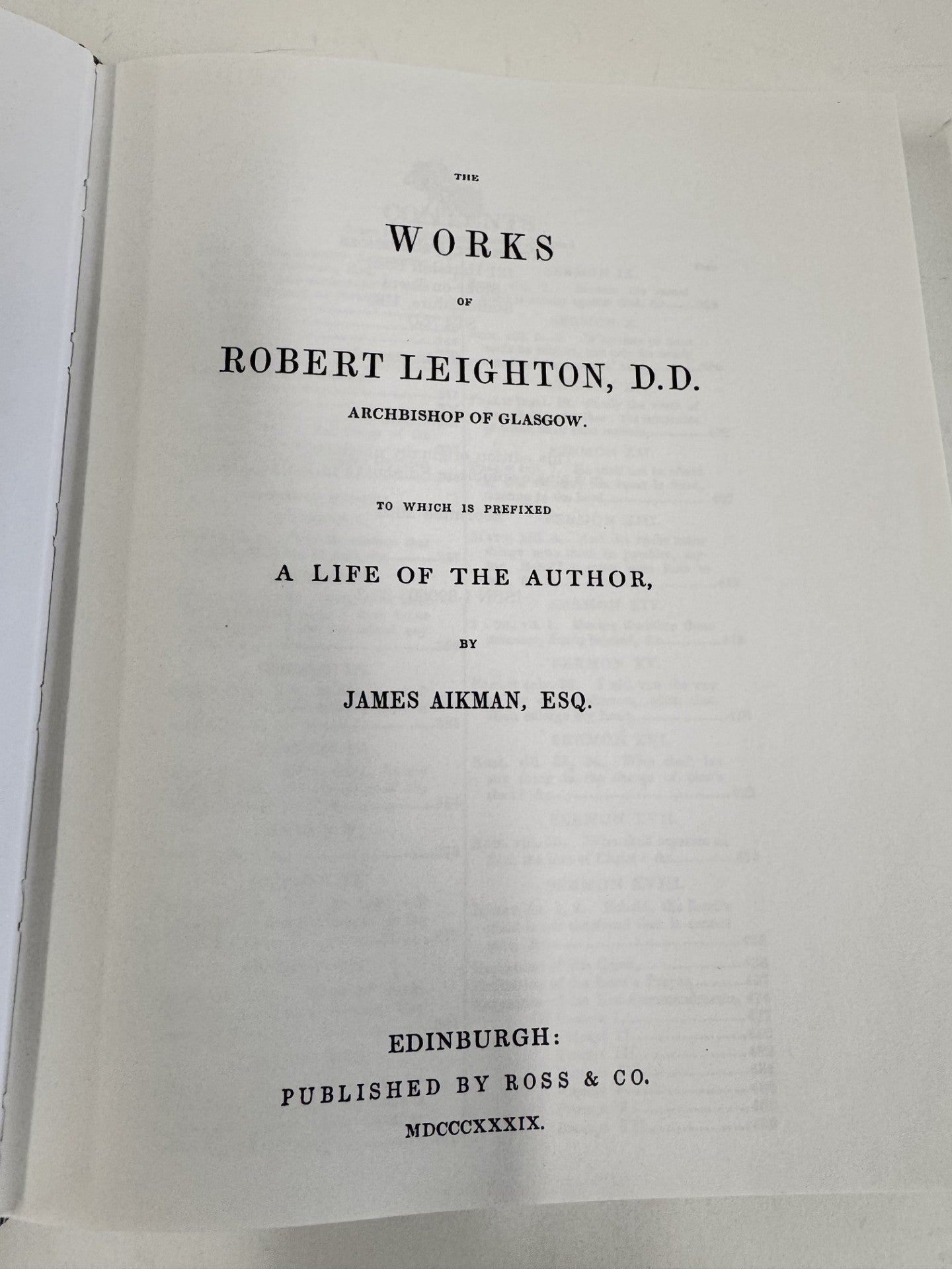 Works of Robert Leighton 2 vol. set
