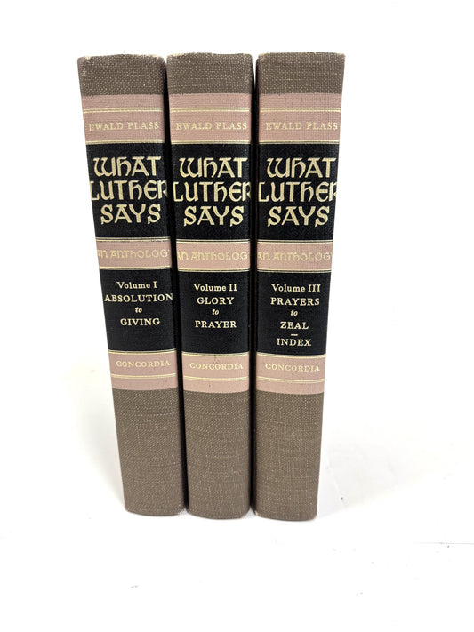 What Luther Says 3 vol. set