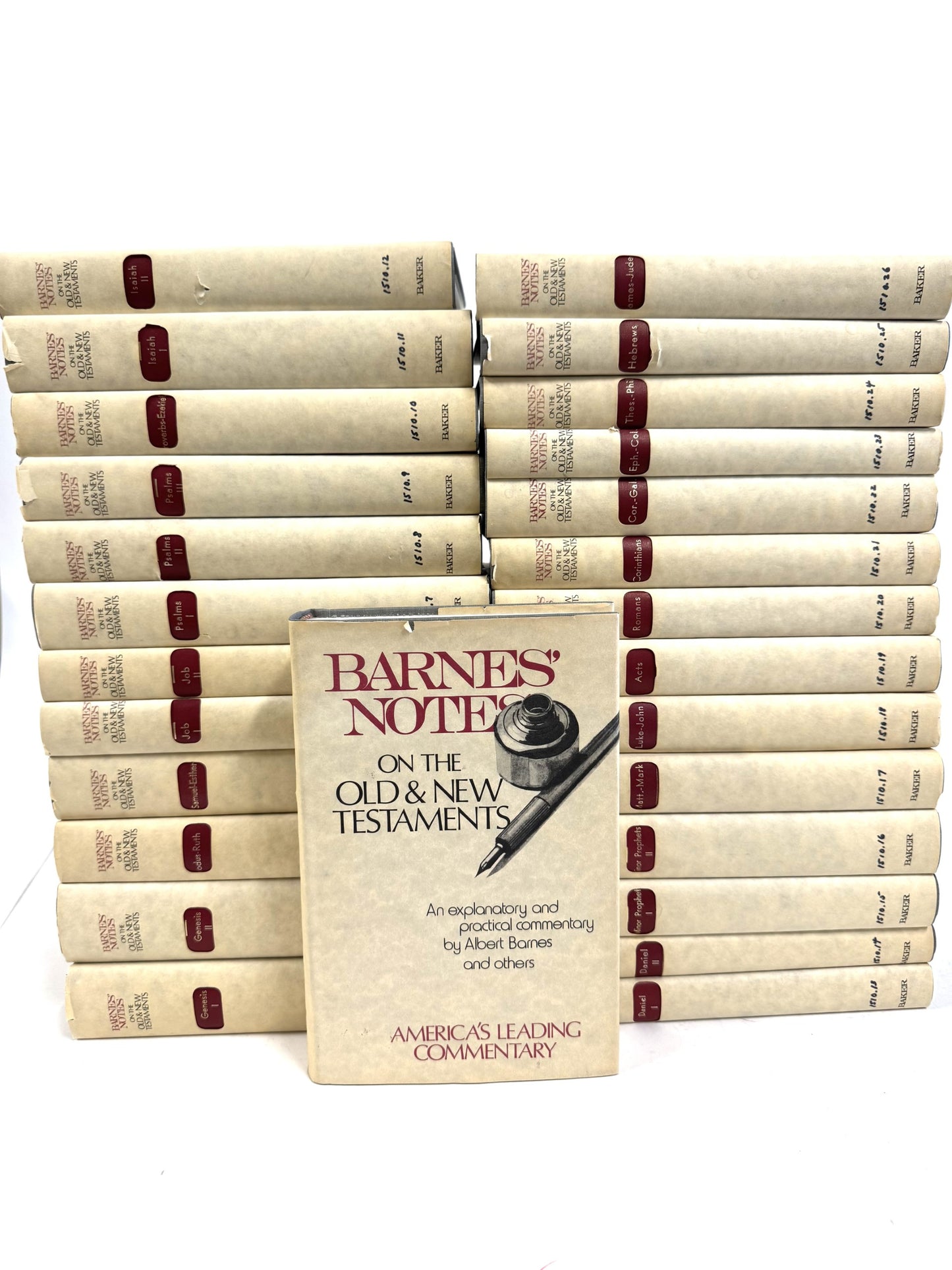 Barnes' Notes on the Old and New Testaments 27 vol. complete set