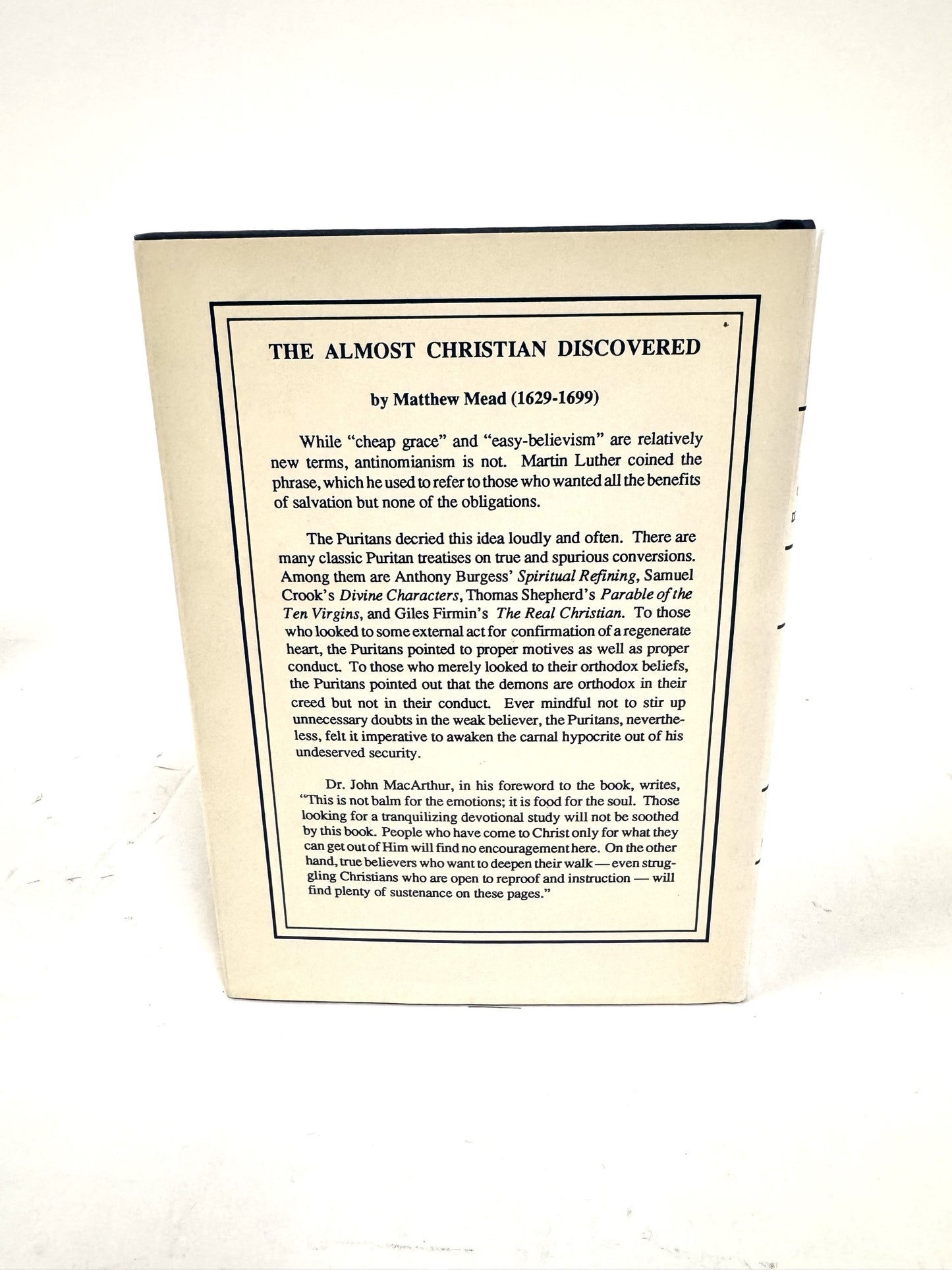 The Almost Christian Discovered
