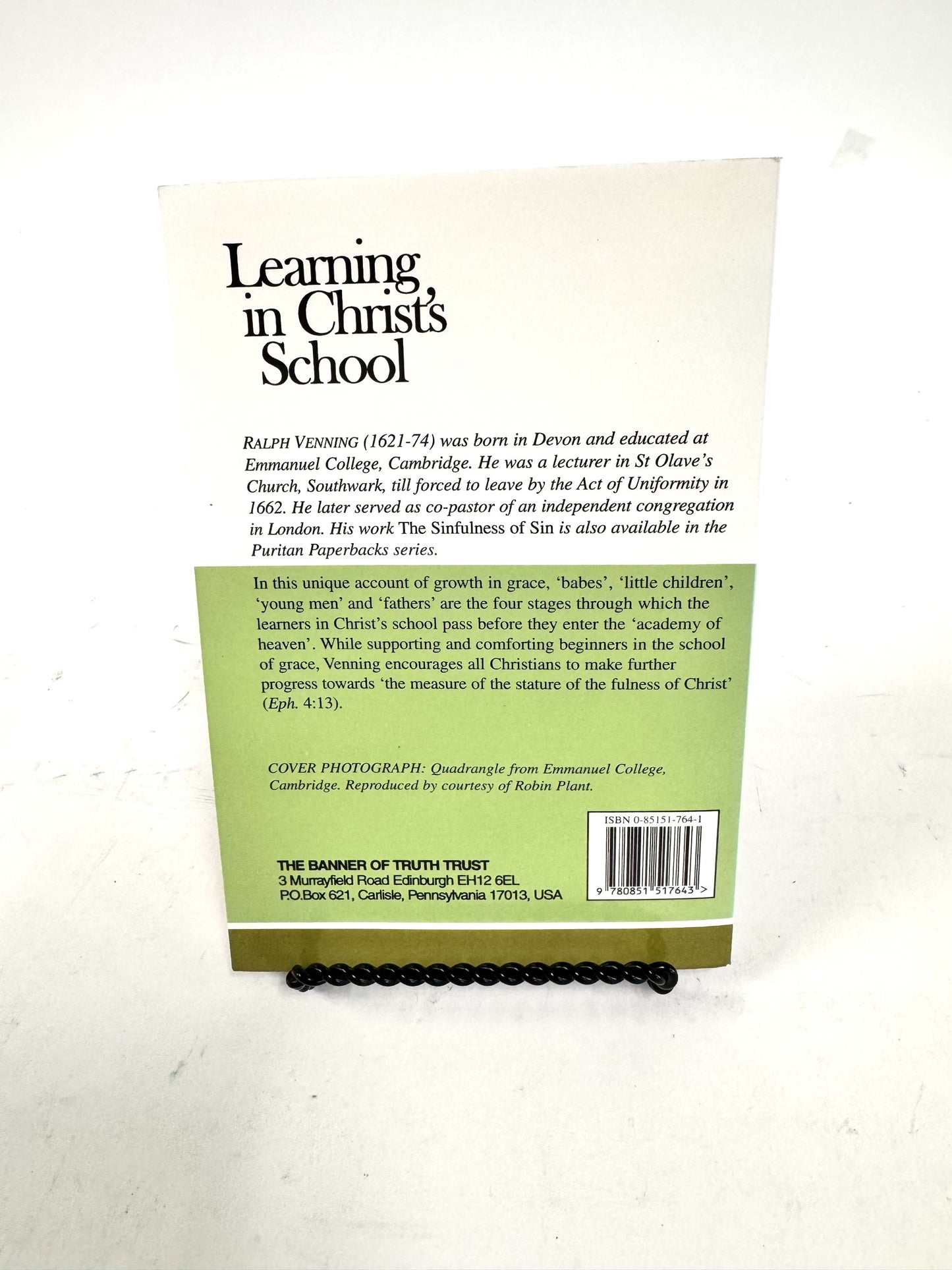 Learning in Christ's School