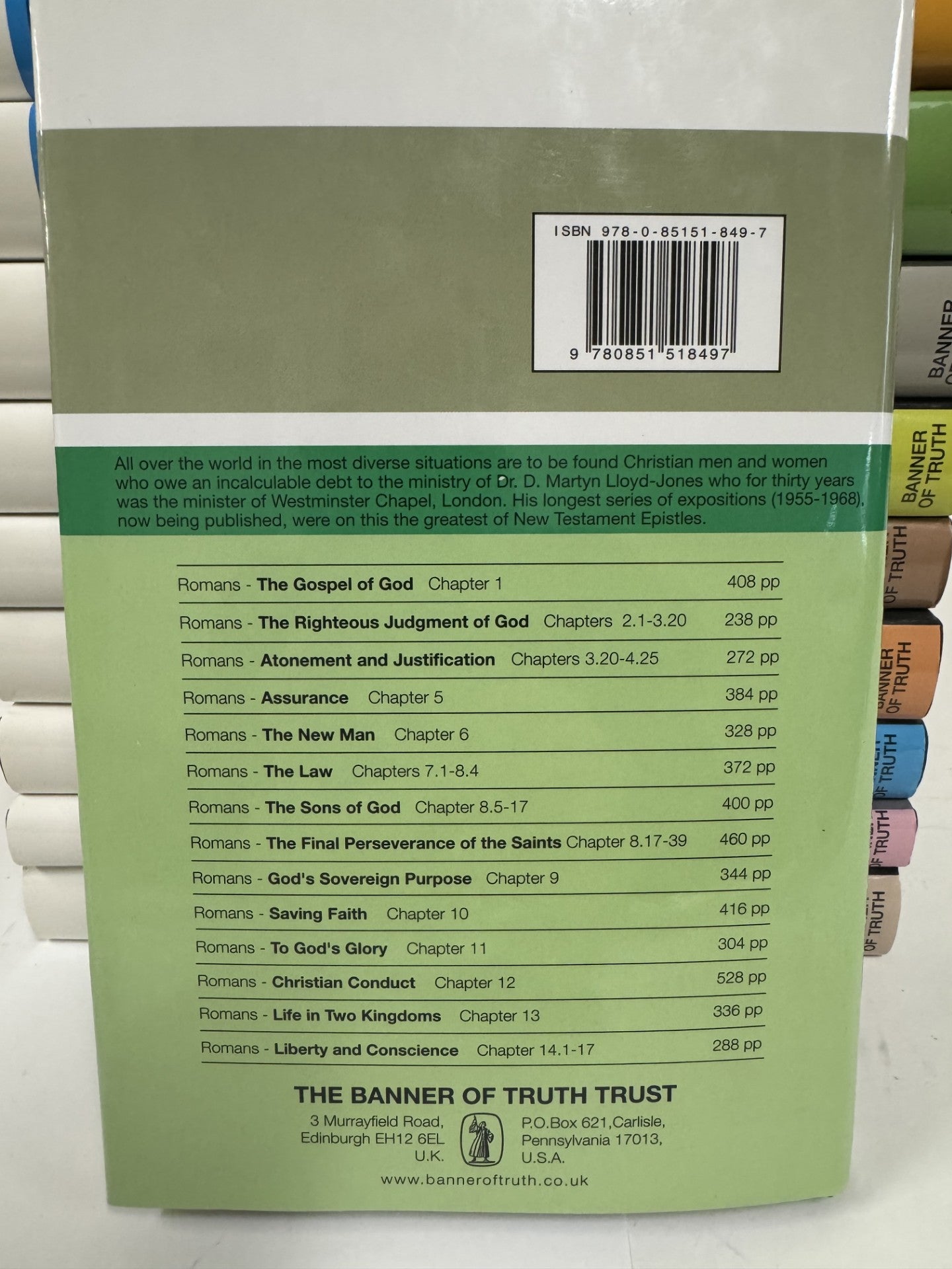 Romans by Lloyd Jones 14 vol. set